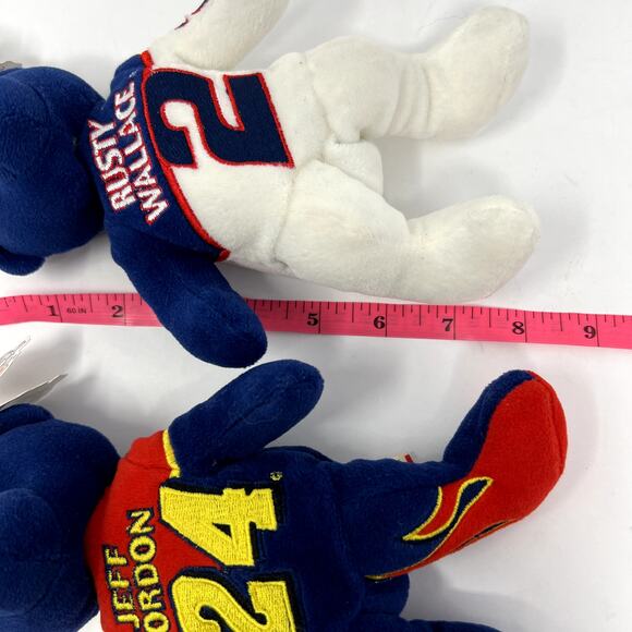 Lot of 2 Bears Nascar Bear JEFF GORDON 24 & Rusty Wallace 2, Plush Toy Kids - Picture 2 of 13